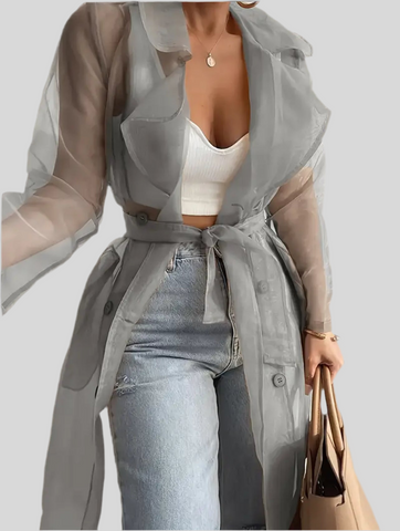 TRENCH DE ORGANZA OVERSIZE 5CLRS