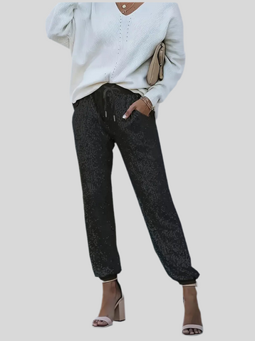 PANTALÓN LENTEJUELAS TOBILLO 6 CLRS
