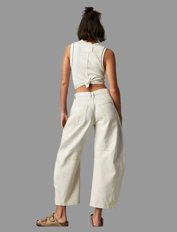 PANTALÓN BALLOON TEJIDO CANVAS