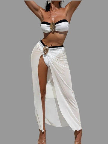 BIKINI CON PAREO LARGO 2 CLRS