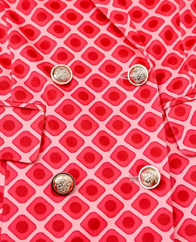PRINTED DOUBLE-BREAKED JACKET SUIT