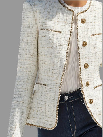 CHAQUETA CORTA ESTILO CHANEL 2 CLRS