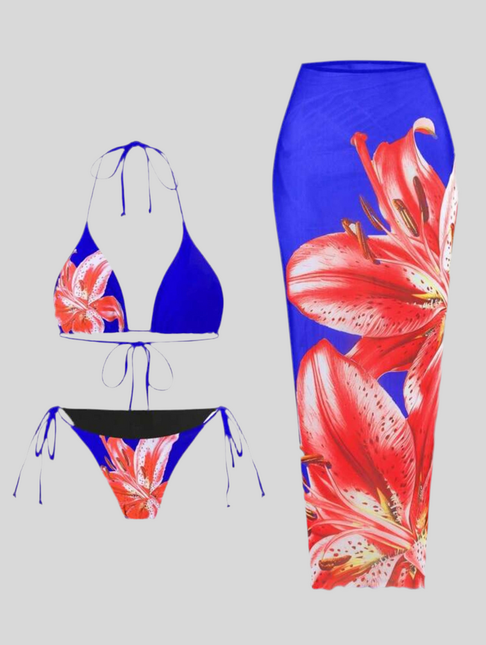 CONJUNTO DE BIKINI Y FALDA NET 16 CLRS