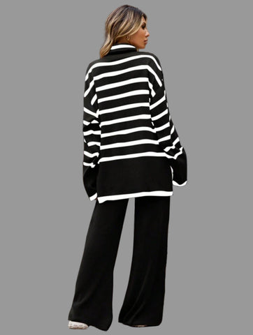 CONJUNTO DE PUNTO JERSEY RAYAS 12 CLRS