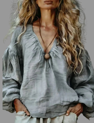 CAMISA ABLUSADA MANGA FRUNCIDA 5 CLRS