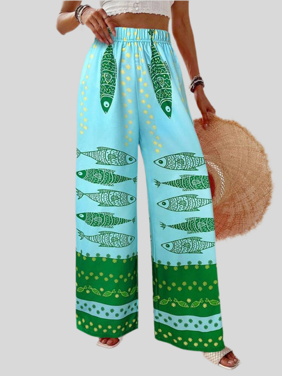 PANTALÓN DE VERANO ESTAMPADO 7 CLRS