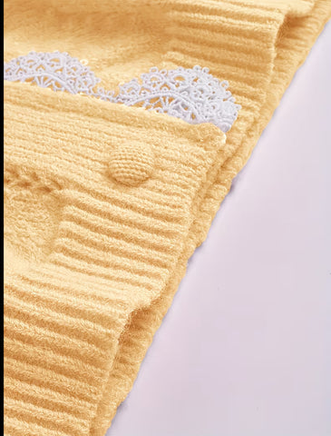 CHAQUETAS DE PUNTO CON BORDE PUNTILLA 5 CLRS