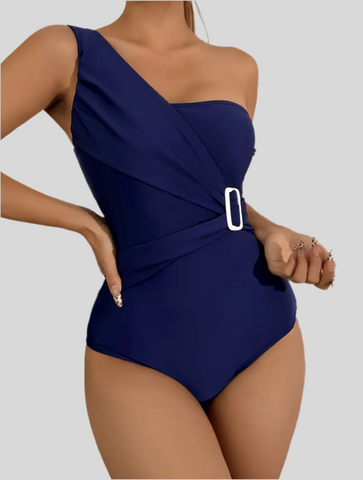 TRAJE DE BAÑO ASIMÉTRICO CON HEBILLA