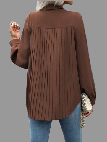 CAMISA AMPLIA CON TRASERO PLISADO 8 CLRS