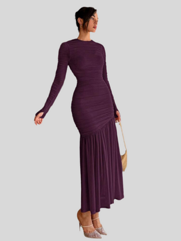 VESTIDO DE TUL DRAPEDO 19 CLRS