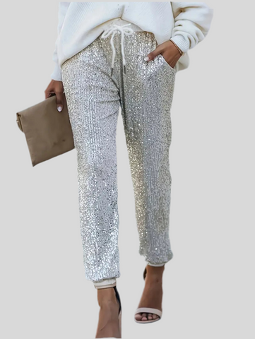 PANTALÓN LENTEJUELAS TOBILLO 6 CLRS