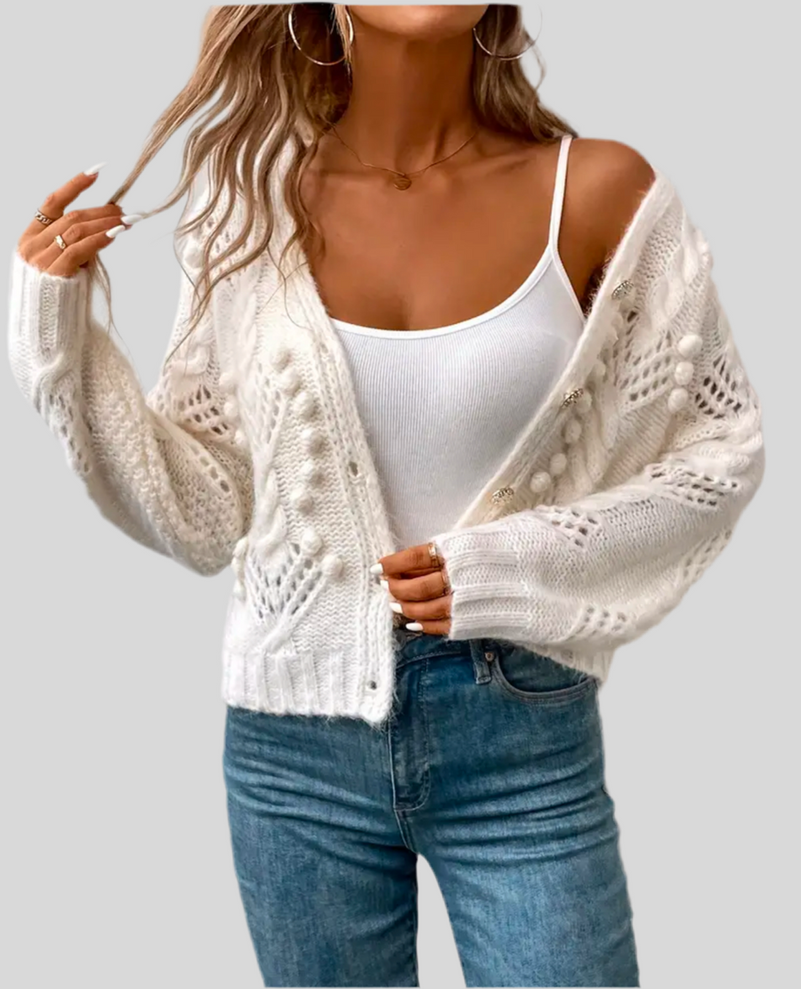 5 COLOR COTTON KNITTED JACKET