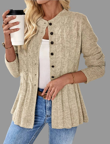 CHAQUETA DE PUNTO ENTALLADA 7 CLRS