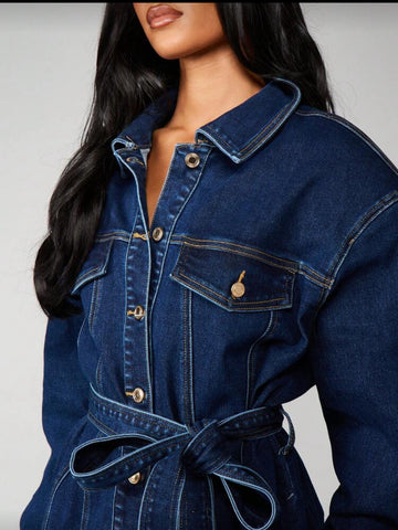 CHAQUETA VAQUERA ESTILO OVERSIZE