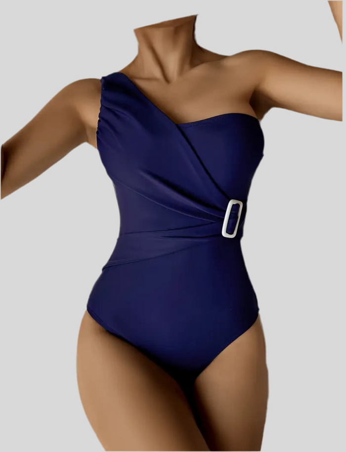 TRAJE DE BAÑO ASIMÉTRICO CON HEBILLA