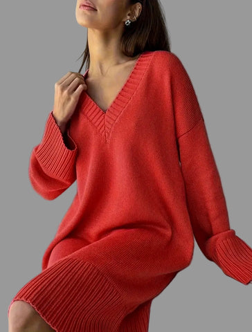 VESTIDO JERSEY DE PUNTO OVERSIZED 5 CLRS