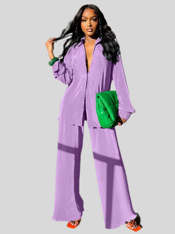 OVERSIZE PLEATED SET 16 CLRS