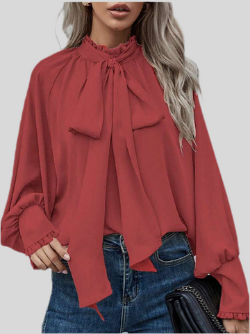 CAMISA CON CON LAZADA Y PUÑOS 10 CLRS