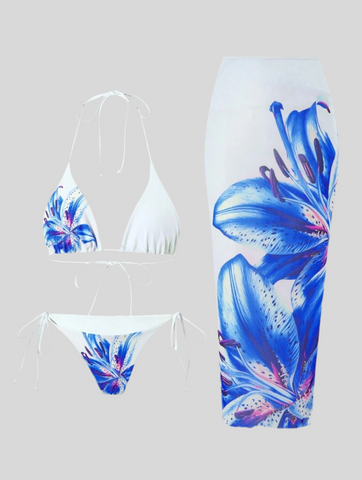 CONJUNTO DE BIKINI Y FALDA NET 16 CLRS