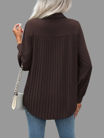 CAMISA AMPLIA CON TRASERO PLISADO 8 CLRS