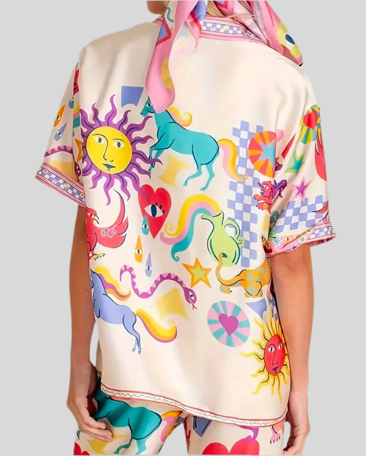 THE SILK COLLECTION PRINTED SET