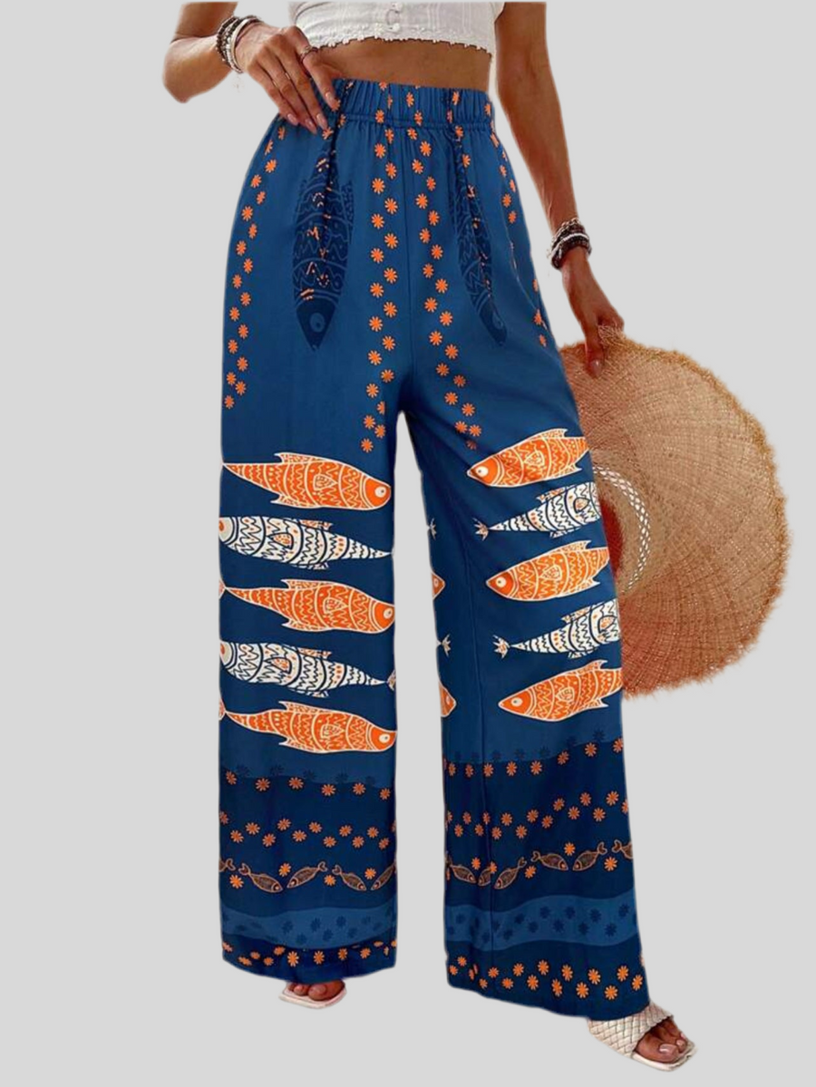 PANTALÓN DE VERANO ESTAMPADO 7 CLRS