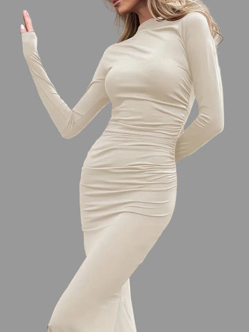 VESTIDO LARGO DE LYCRA SIRENA 6 CLRS