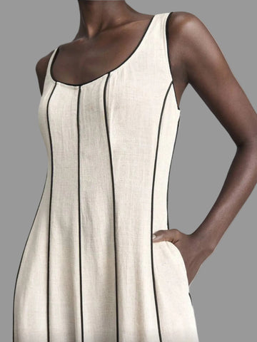 VESTIDO EVASÉ PIPIN LINE 2 CLRS