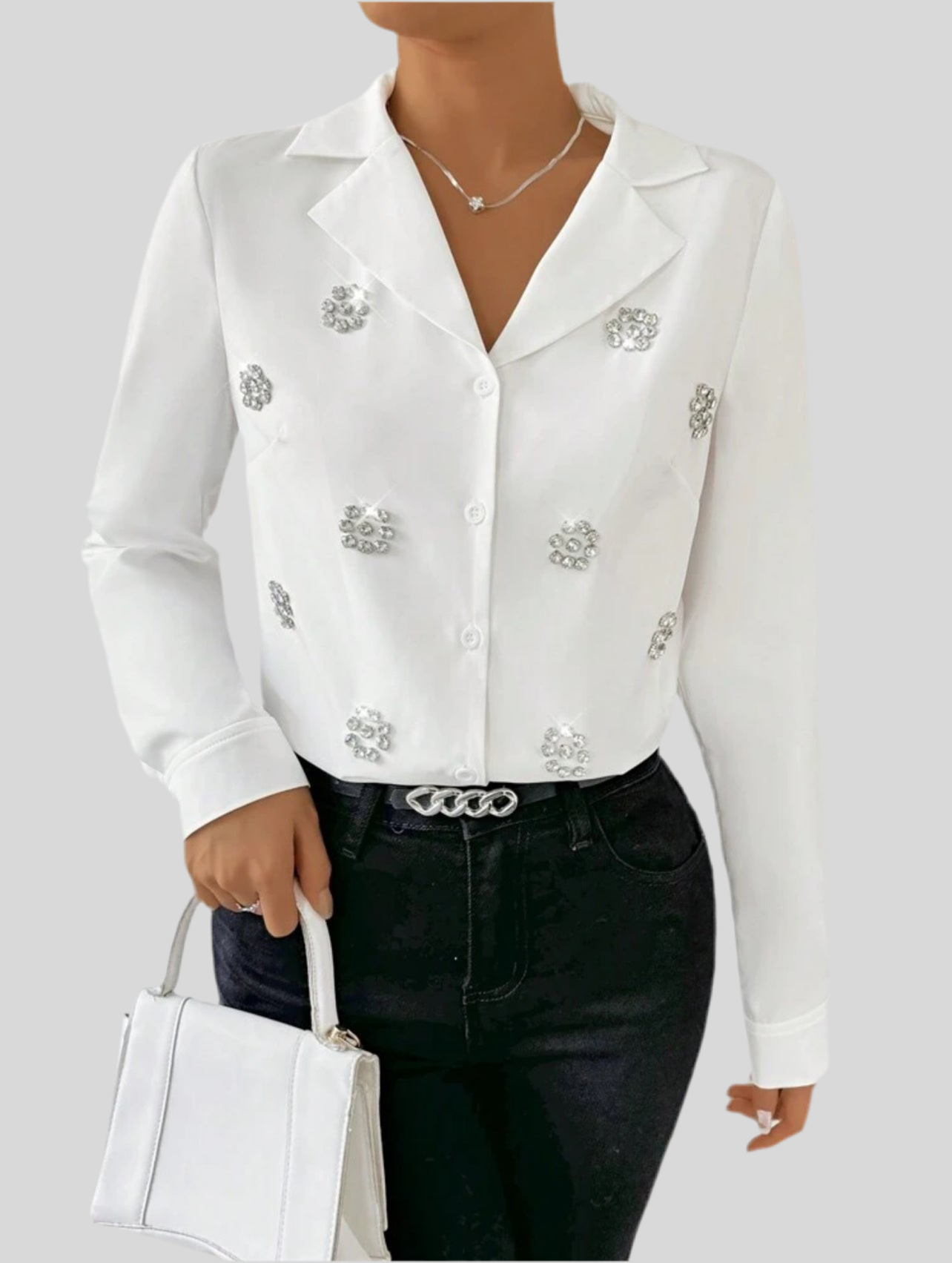 CAMISA CLÁSICA CON DIAMANTES 2 CLRS