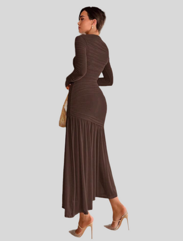VESTIDO DE TUL DRAPEDO 19 CLRS