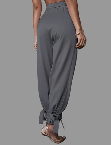 PANTALONES AMPLIOS CON LAZO TOBILLO 3 CLRS