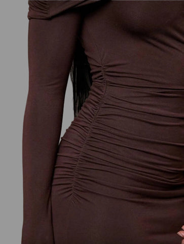 VESTIDO DE LYCRA LARGO 6 CLRS