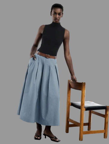 FALDA TABLAS CON BOLSILLOS 4 CLRS