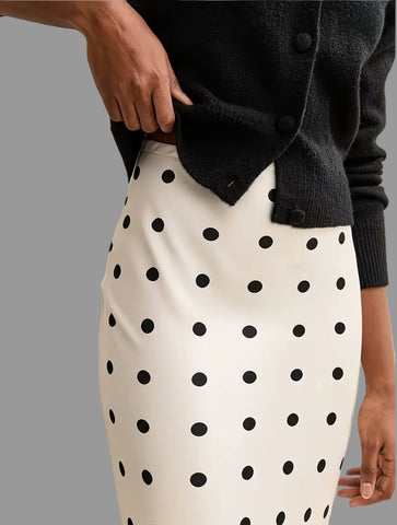 FALDA SIRENA LENCERA LUNARES 2 CLRS