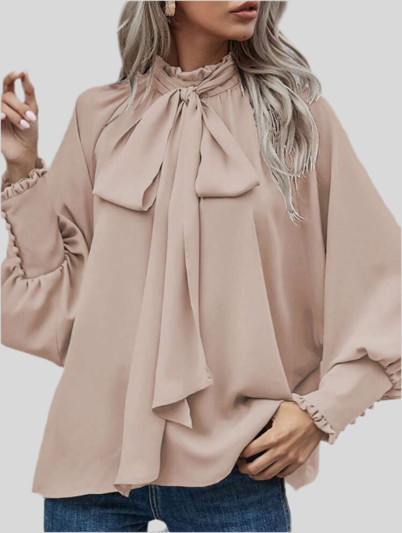 CAMISA CON CON LAZADA Y PUÑOS 10 CLRS