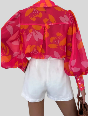 CAMISA MANGA ABULLONADA 4 CLRS
