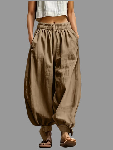 PANTALON HAREM CINTURA ELÁSTICA 4 CLRS