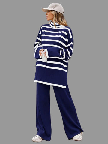 CONJUNTO DE PUNTO JERSEY RAYAS 12 CLRS