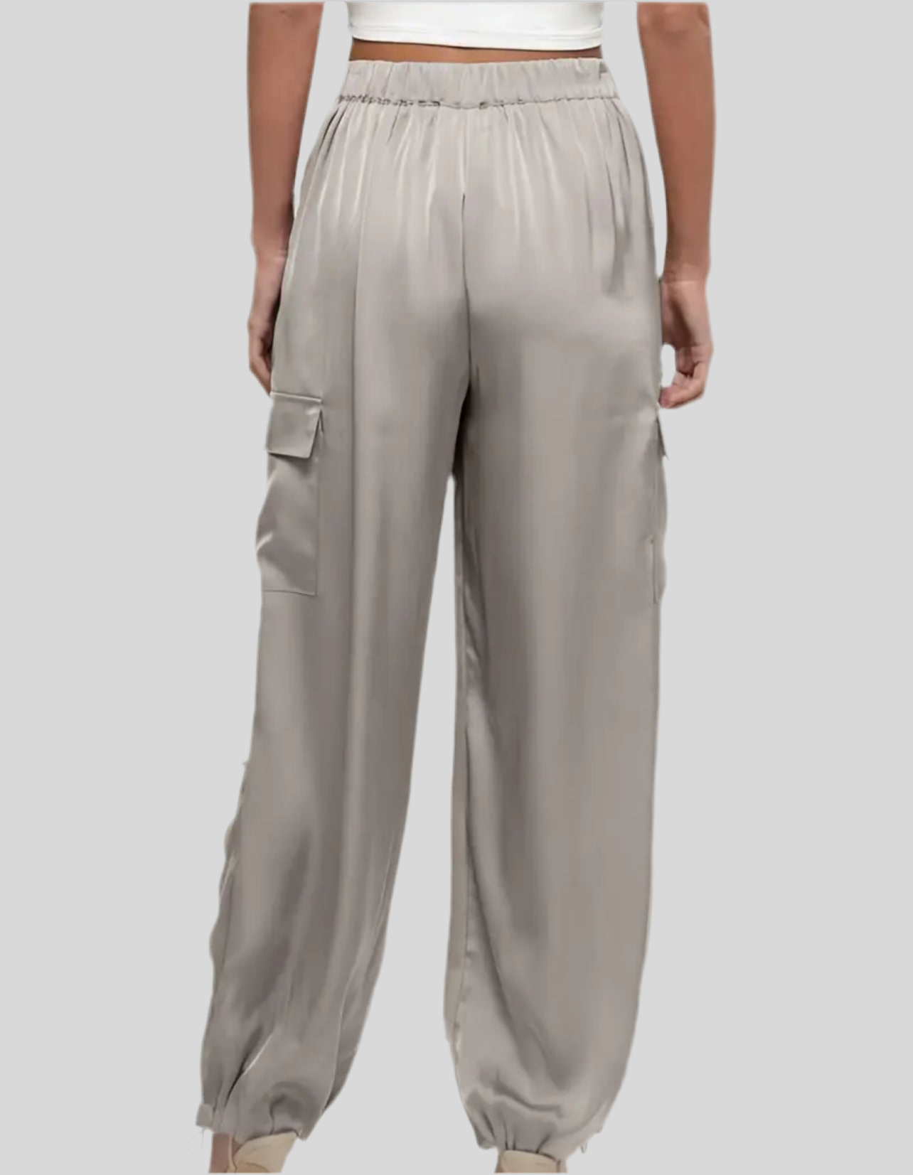 PANTALÓN CARGO SATÉN 7 CLRS