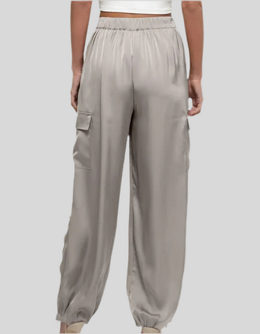 PANTALÓN CARGO SATÉN 7 CLRS