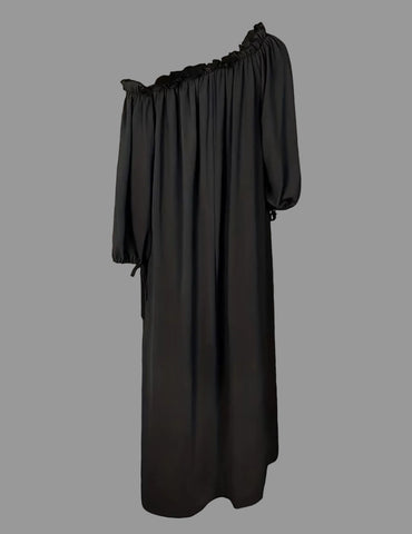 VESTIDO AMPLIO ESCOTE MEJICANO 7 CLRS