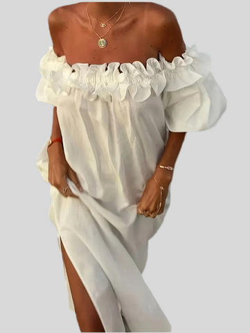 VESTIDO VERANO OPEN SHOULDERS 6 CLRS