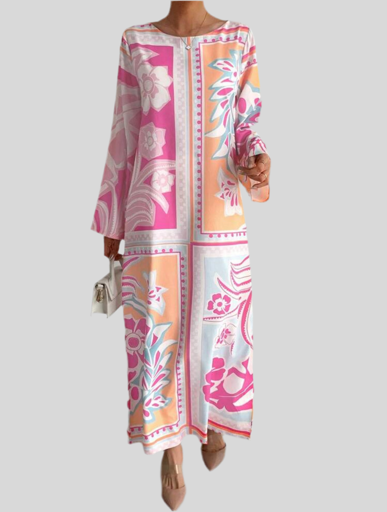 KAFTAN AMPLIO ESTAMPADO 2 CLRS