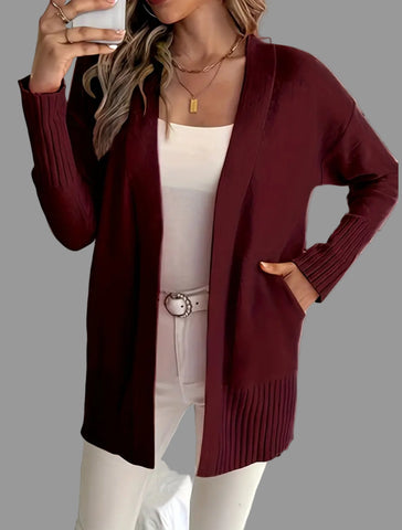 CHAQUETA DE PUNTO OVERSIZED MUY AMPLIA 20CLRS