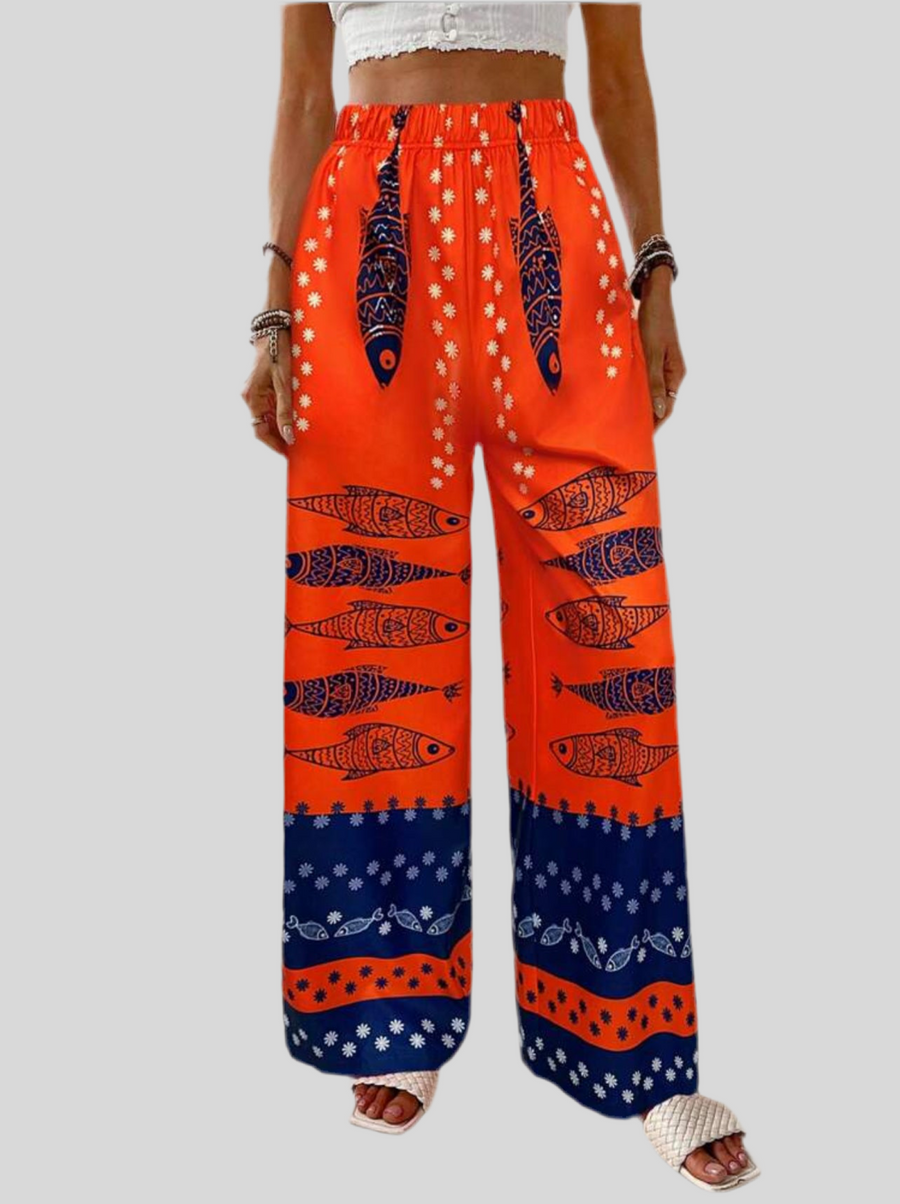 PANTALÓN DE VERANO ESTAMPADO 7 CLRS