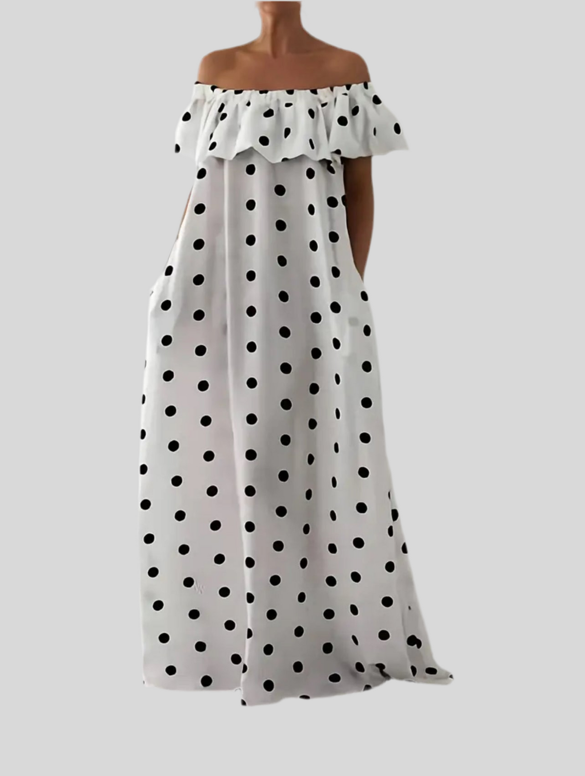 VESTIDO OVERSIZE LUNARES 3 CLRS