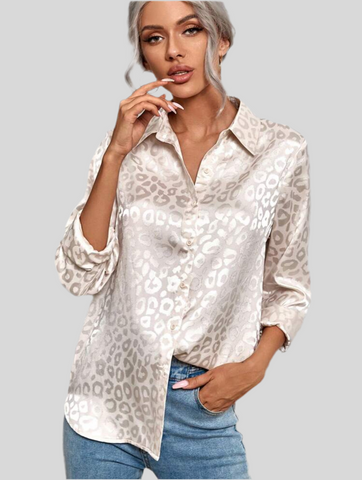 CAMISA SATÉN RELIEVE A PRINT 11 CLRS