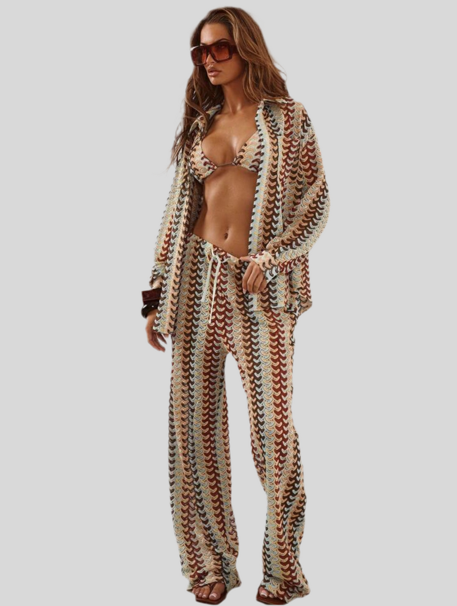 CONJUNTO DE CAMISA Y PANTALÓN AMPLIO