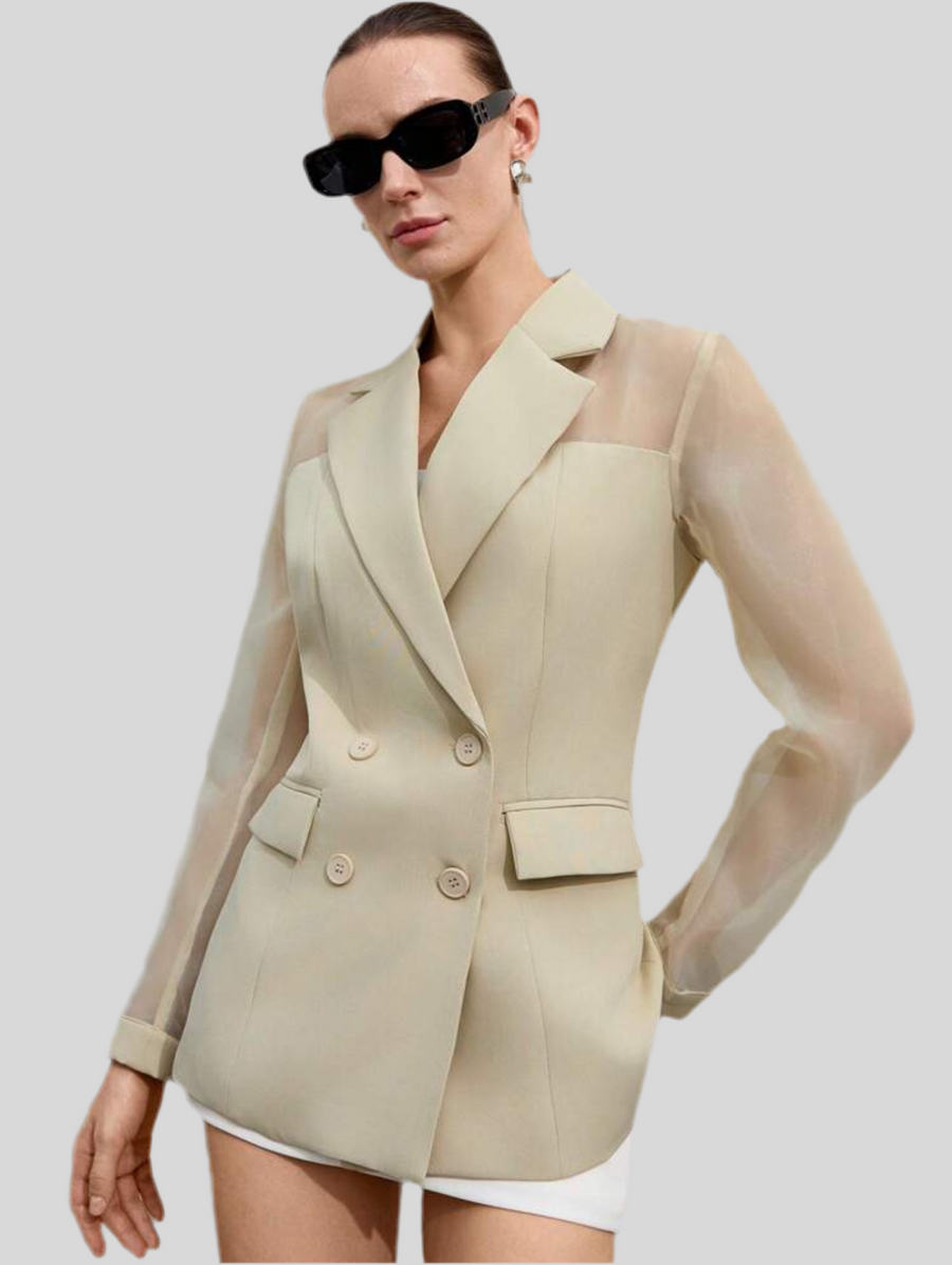 CHAQUETA CON TRANSPARENCIA 3 CLRS