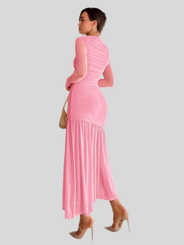 VESTIDO DE TUL DRAPEDO 19 CLRS